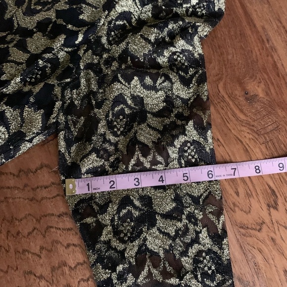 In the Moon Black and Gold Special‎ Event Dress size 8 - Picture 15 of 16